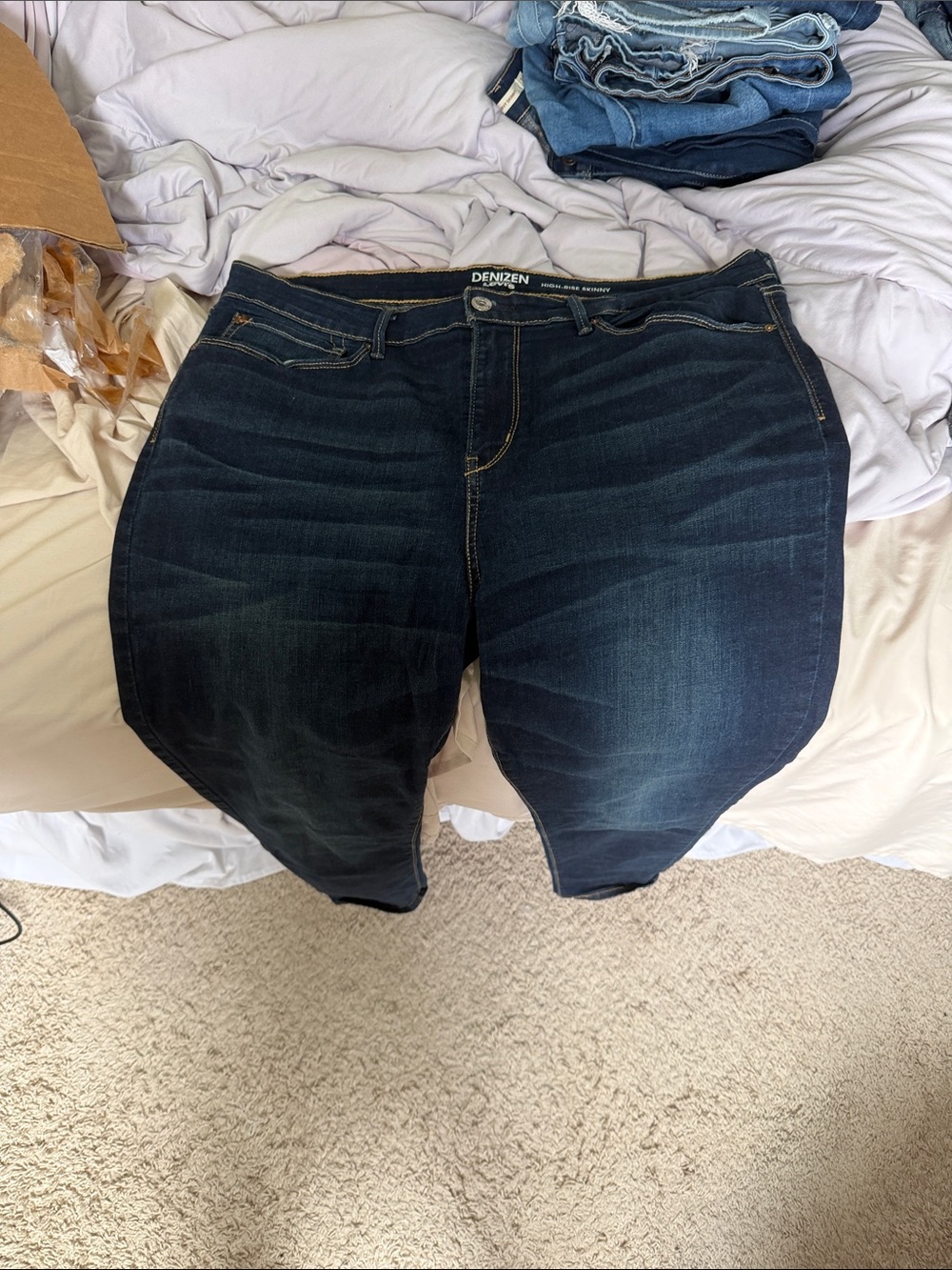 Denizen from Levi's Indigo Wash Men's Relaxed Jeans